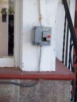 Commercial - Outside Receptacle Switch - Before