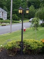 Residential - Outside Post Lamp Installation