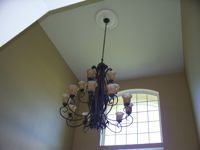 Residential - Installation of Chandelier with Motorized Lift Unit