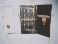 Commercial Garage Service Upgrade (Before/After) - Before