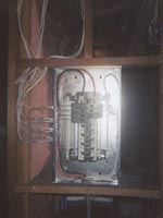 Rough Wiring of 100 Amp Sub Panel