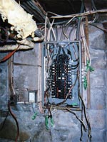 Main Service Panel Upgrade (Before/After) - Before